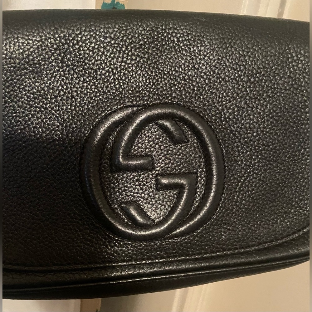 Gucci Black Leather Crossbody Bag - Picture 4 of 16